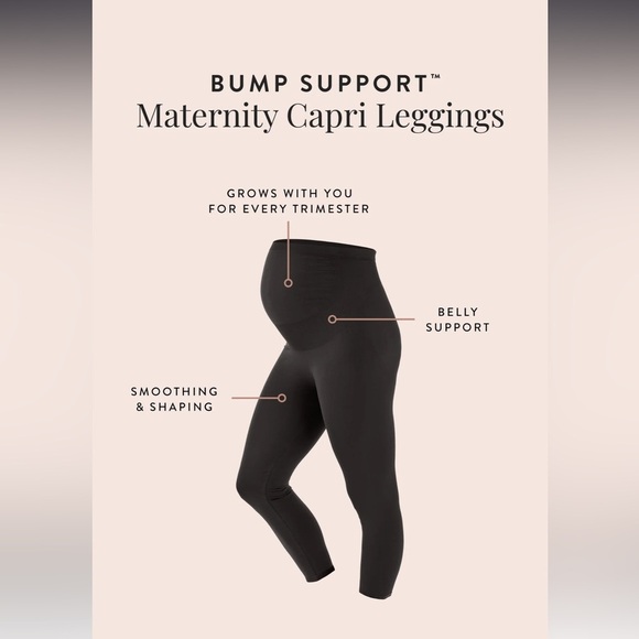 Belly Bandit - Medium Black Active Capris - Picture 1 of 11